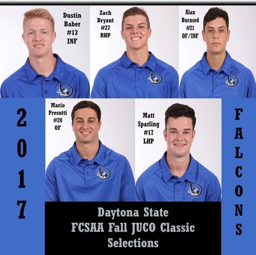 Five Falcons Selected for FCSAA Fall JUCO Classic in Lakeland, FL