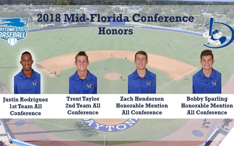 Four Falcons Earn Mid Florida Conference Accolades