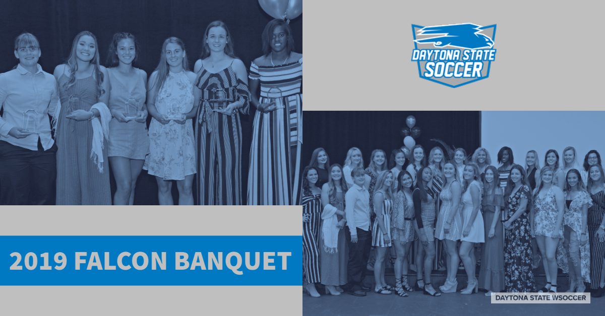 Award winners: Sydney Timmes, Brooke Boccuzzo, Tori Martino, Tilda Andreasson, Michelle O'Driscoll, Gabrielle Gayle
2019 Women's Soccer Team
Photos by Aldrin Capulong courtesy of Daytona State College
