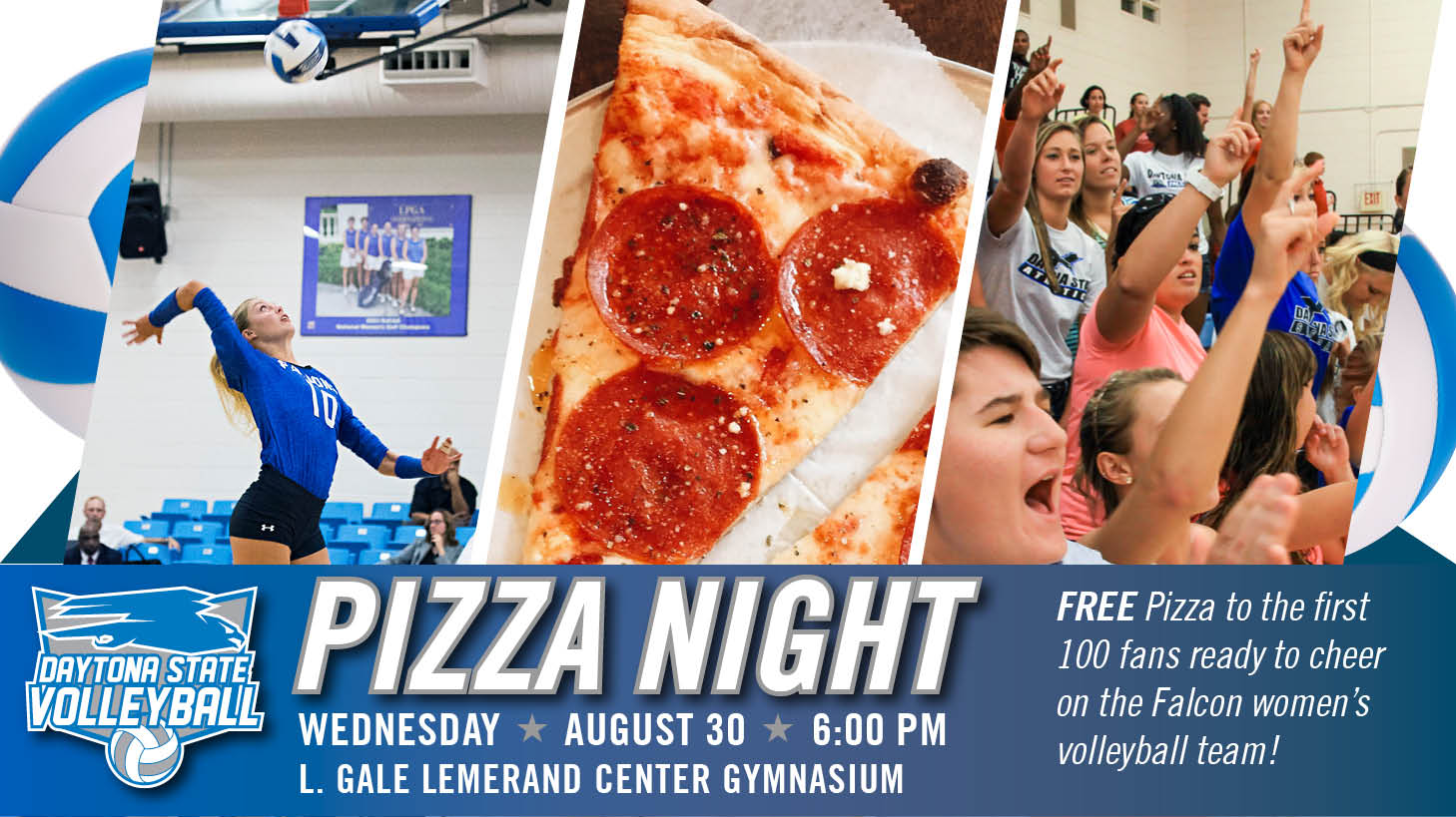 Volleyball Team Hosts Pizza Night 8/30