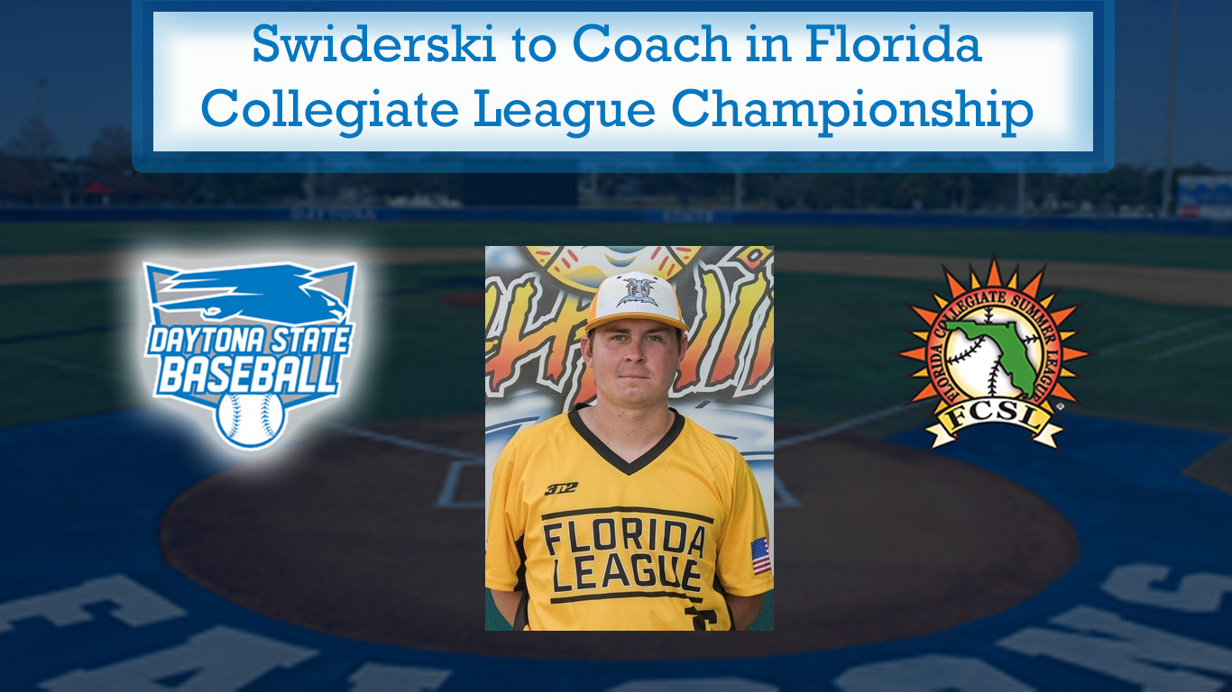Coach Swiderski to Coach in Florida Collegiate League Championship