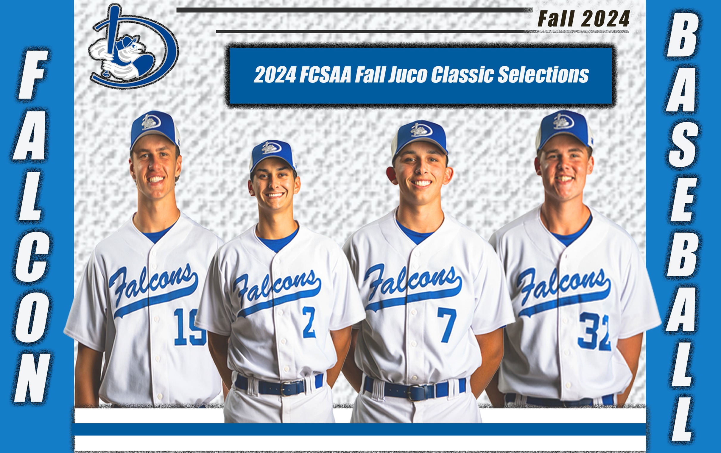 Four Falcons Named to FCSAA JUCO Classic Roster October 13th in TigerTown