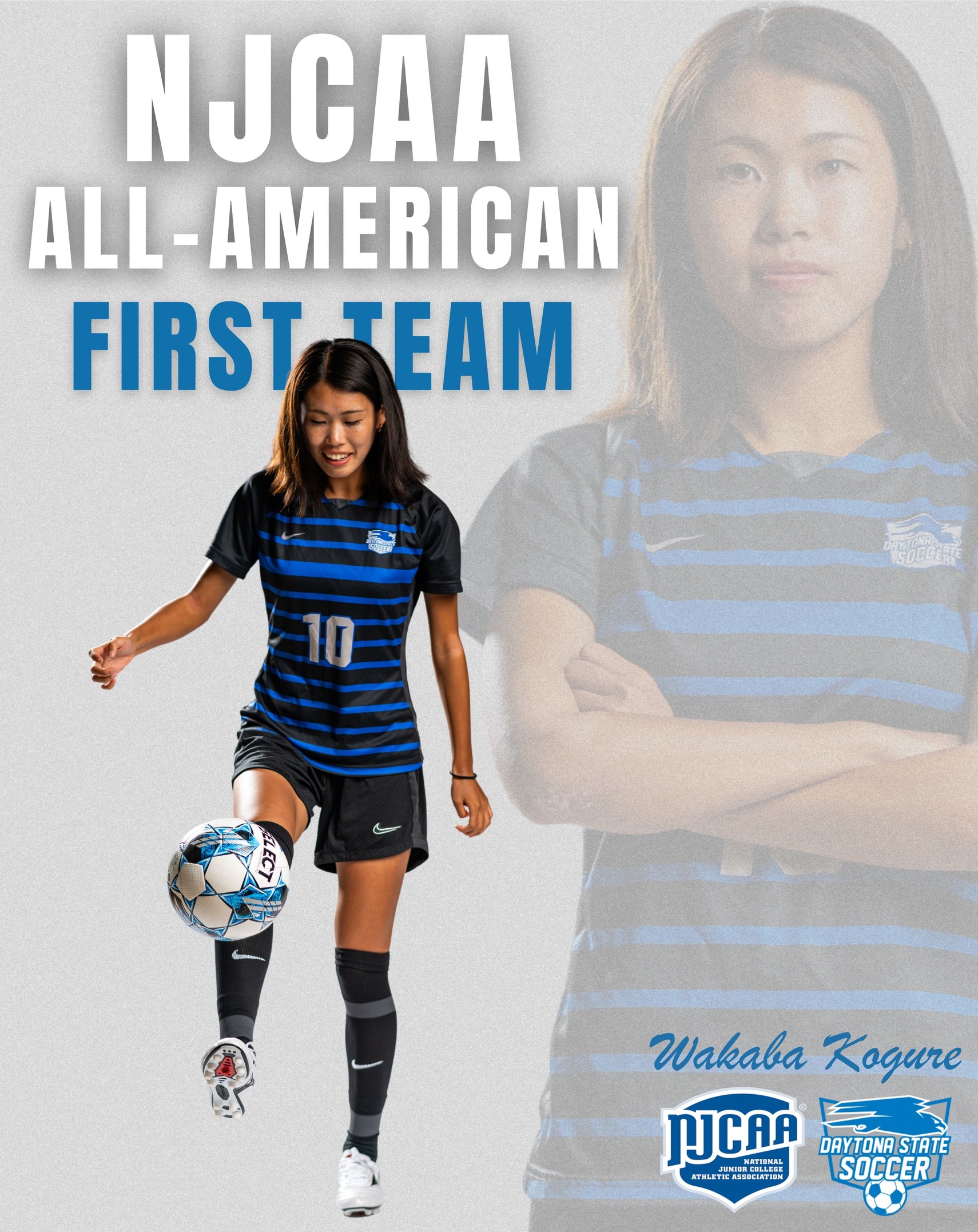 Kogure Earns First Team All-American Honor for Women’s Soccer