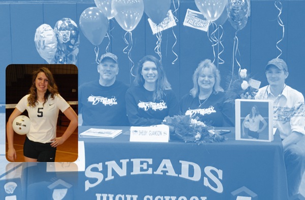 Glawson Signs Joining Lady Falcon Volleyball Program