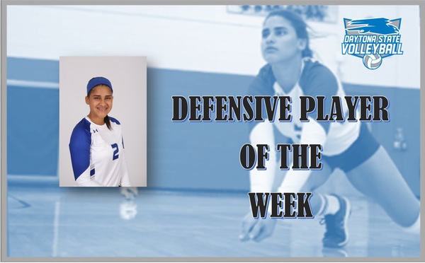 RODRIGUEZ TABBED REGIONAL AND NATIONAL DEFENSIVE PLAYER OF THE WEEK