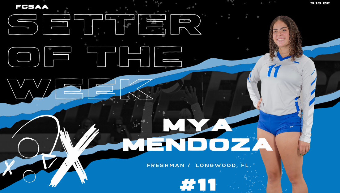 Mendoza clinches FCSAA Setter of the Week Honors