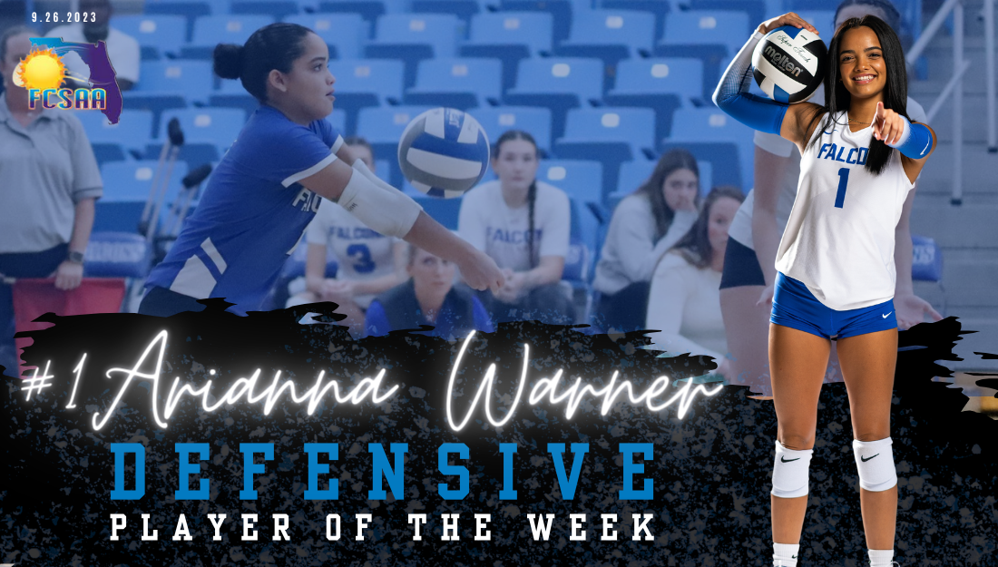 Warner Digs Her Way to Player of the Week Honors